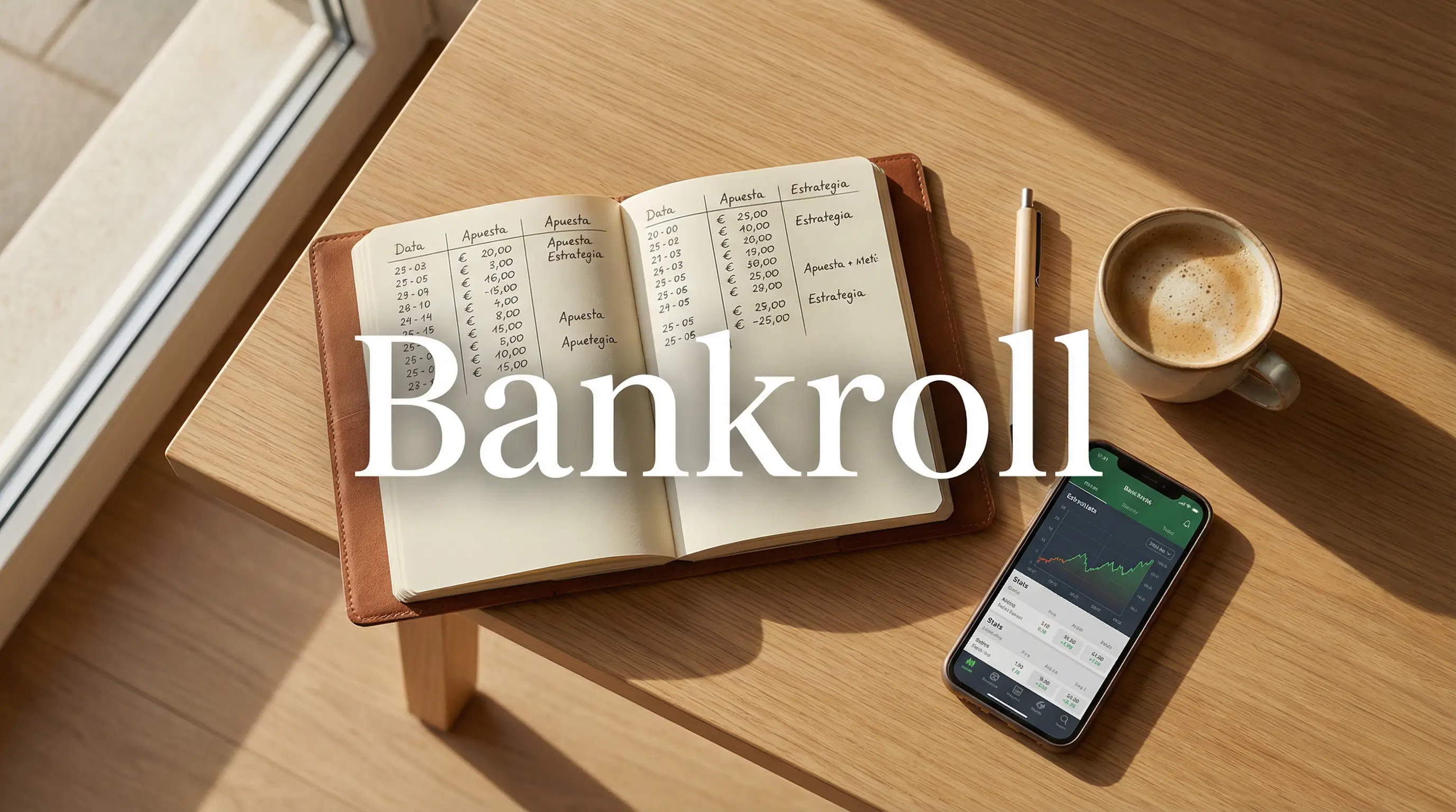 Persona organizando notas y planificando su estrategia de apuestas en un escritorio